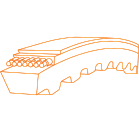 Ремни клиновые зубчатые XPZ, XPA, XPB, XPC, AX, BX, CX